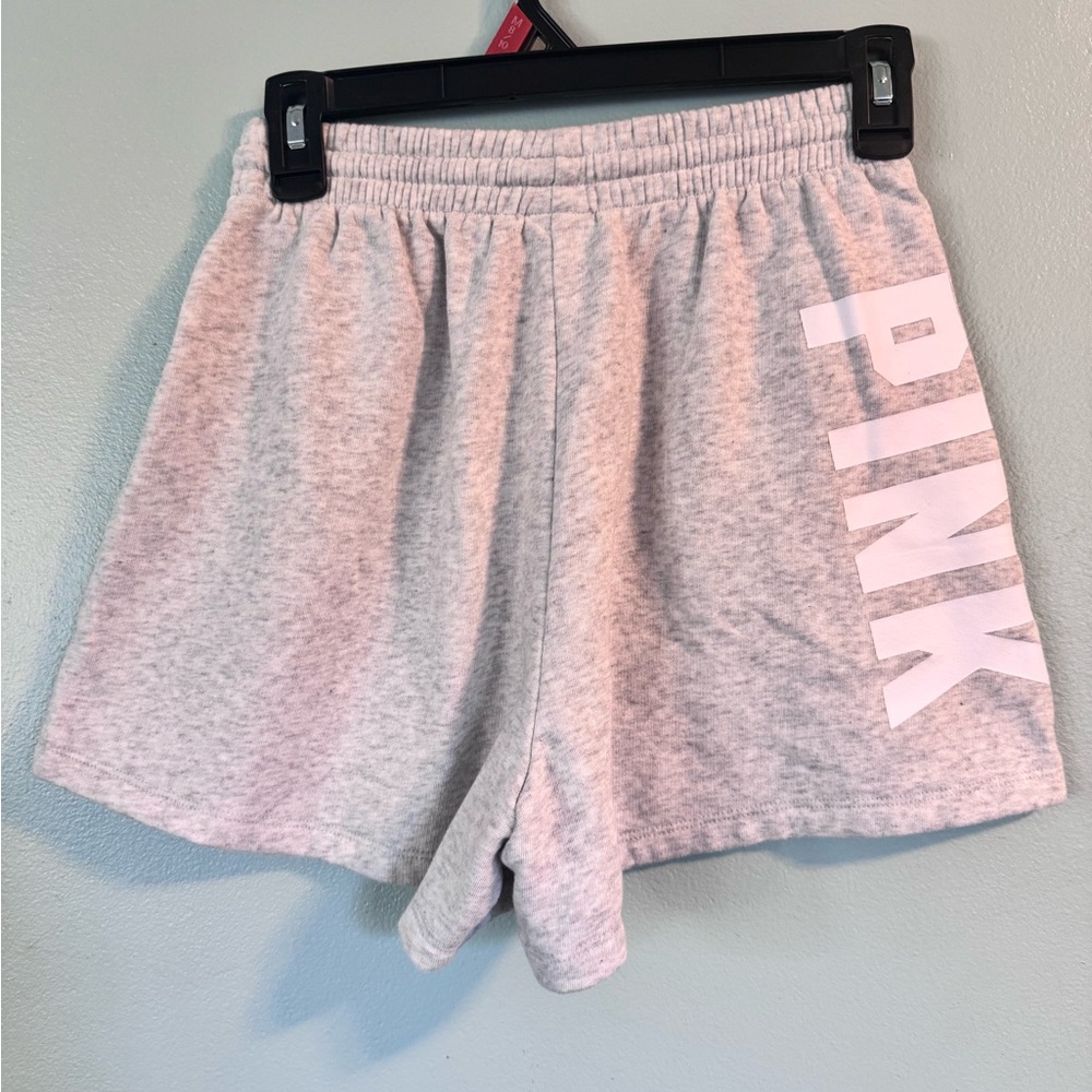 PINK Victoria's Secret Light Gray Athletic Shorts